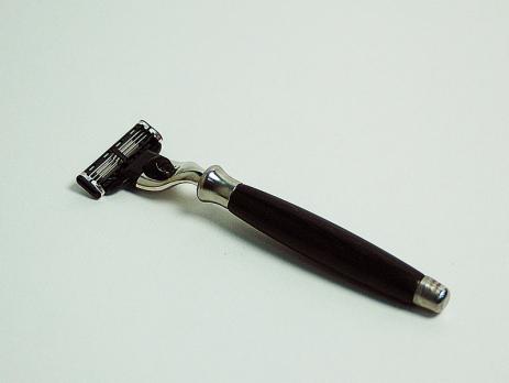 Бритвенный станок gentleman barbier адаптированный под Mach3, ручка эбеновое дерево