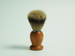 Кисточка-помазок Gentleman Barbier  из щетины барсука Silvertip, ручка из кедра